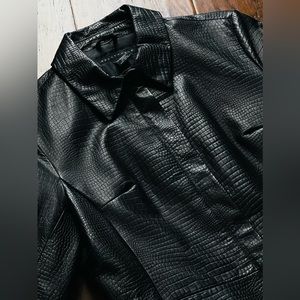 Genuine Women leather jacket size 8 Apostrophe